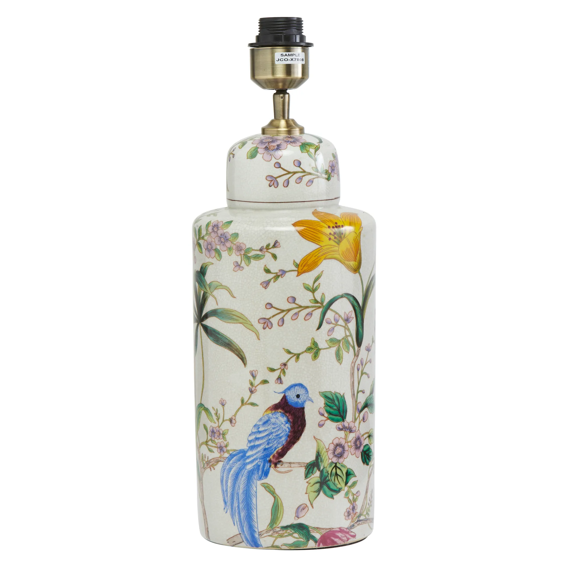 Base de candeeiro Li Na 46 cm, branco-multi PR Home