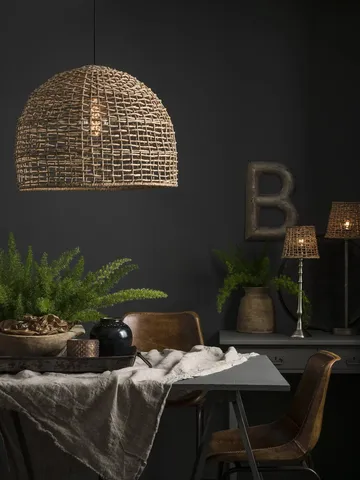 Candeeiro de teto Cebu - Natural, Ø46 cm - PR Home