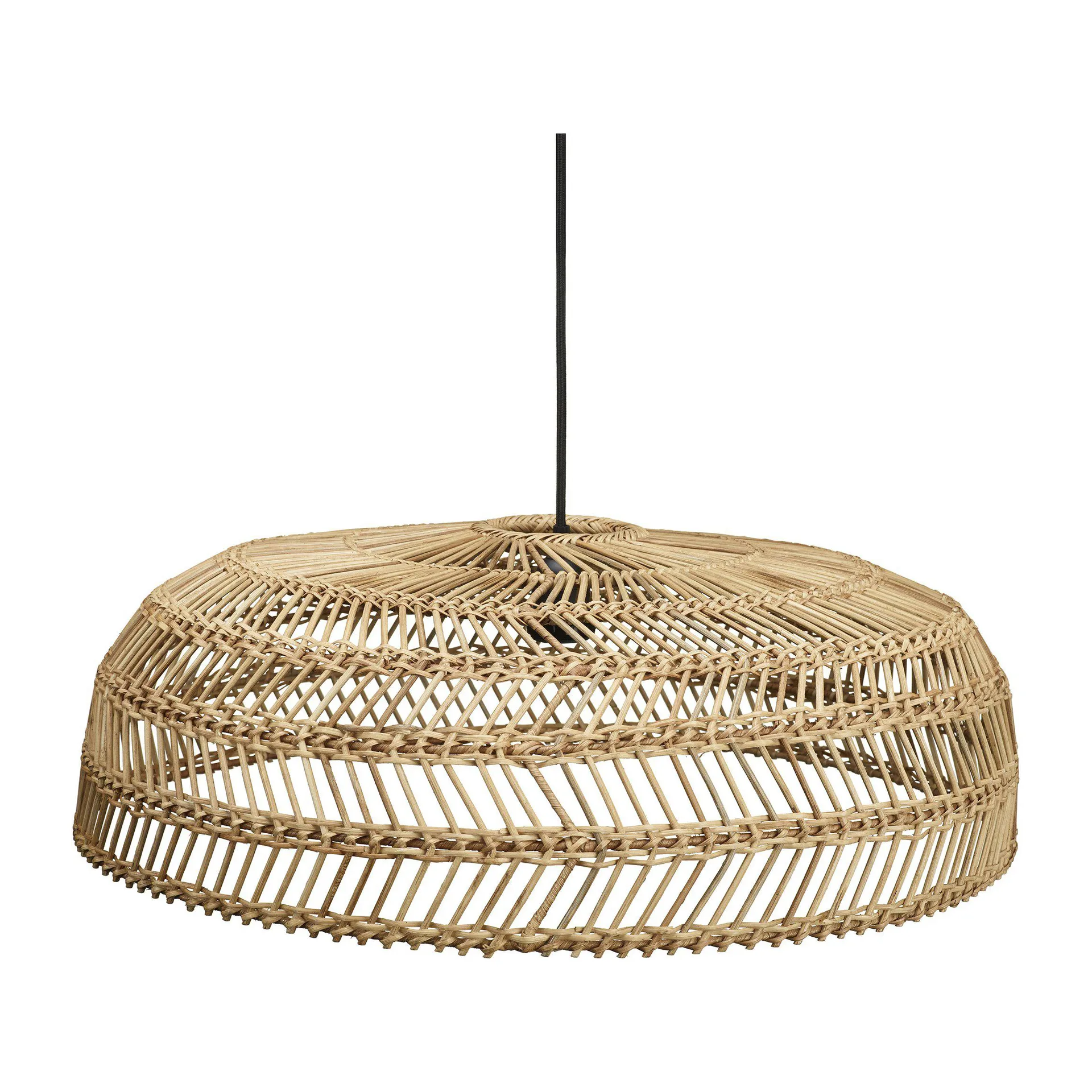 Candeeiro de teto rattan Denise, Ø53 cm PR Home