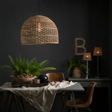 Cebu candeeiro de teto - Natural, Ø57 cm - PR Home