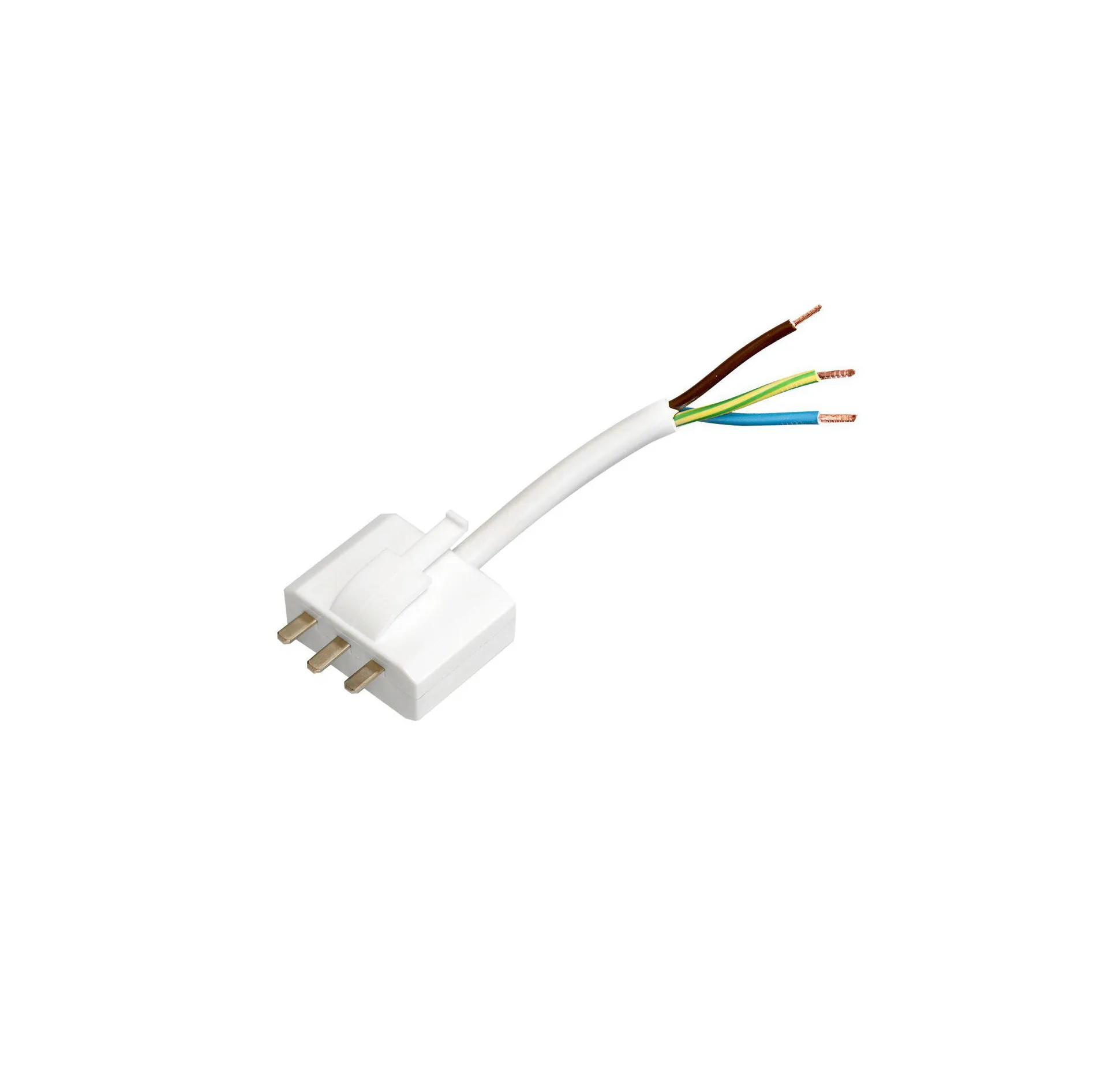 Conexão de teto DCL com ligação à terra, branco PR Home