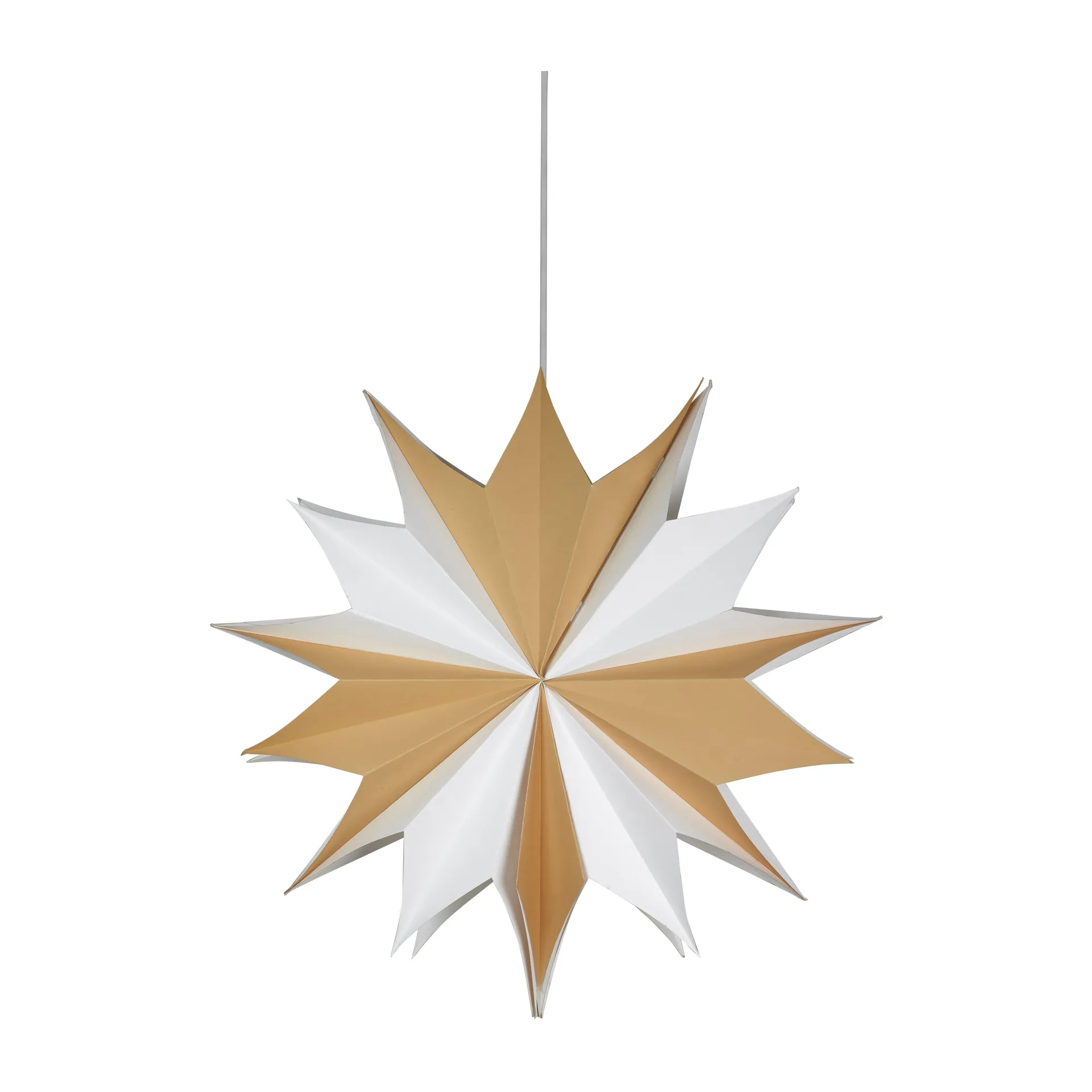 Estrela de natal Bellatrix Ø60 cm, Branco-natural  PR Home