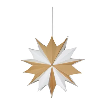 Estrela de natal Bellatrix Ø60 cm - Branco-natural  - PR Home