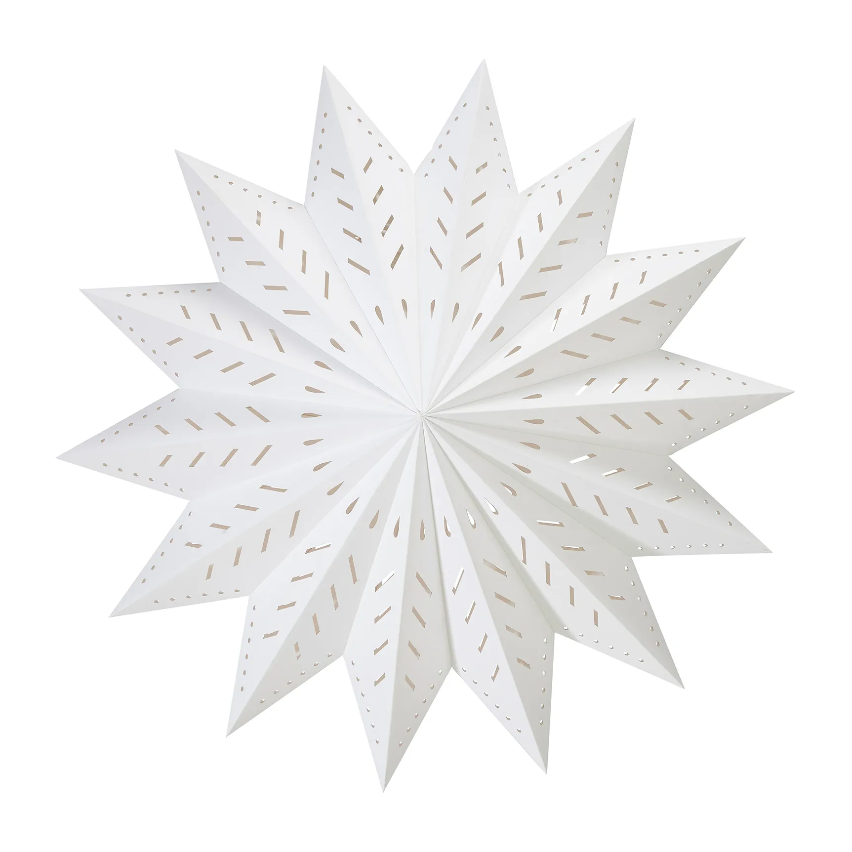 Estrela do advento Alfa, Branco, 50 cm PR Home