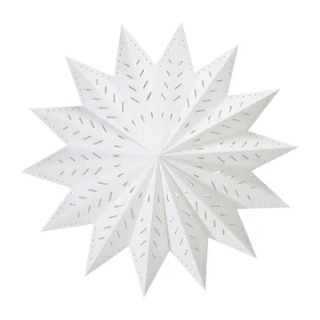 Estrela do advento Alfa - Branco, 50 cm - PR Home