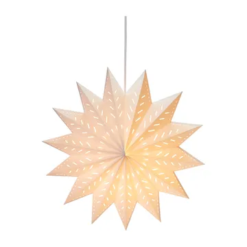 Estrela do advento Alfa - Branco, 60 cm - PR Home