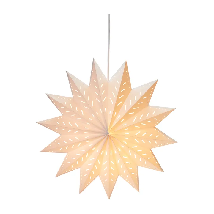 Estrela do advento Alfa - Branco, 60 cm - PR Home