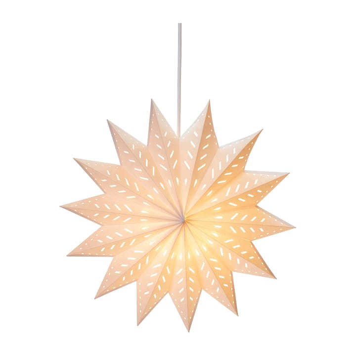 Estrela do advento branca Alfa, 50 cm PR Home