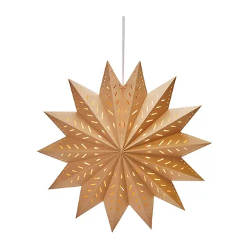 Estrela do advento castanho Alfa - Marrom, 50 cm - PR Home