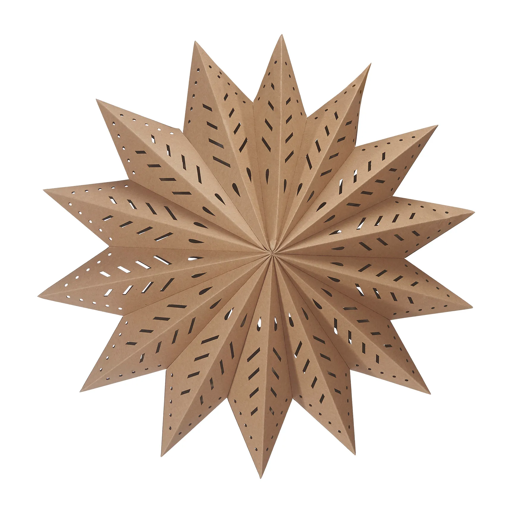 Estrela do advento castanho Alfa, Marrom, 50 cm PR Home
