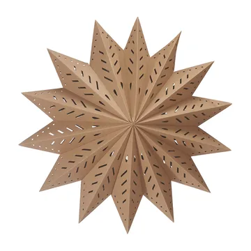 Estrela do advento castanho Alfa - Marrom, 50 cm - PR Home