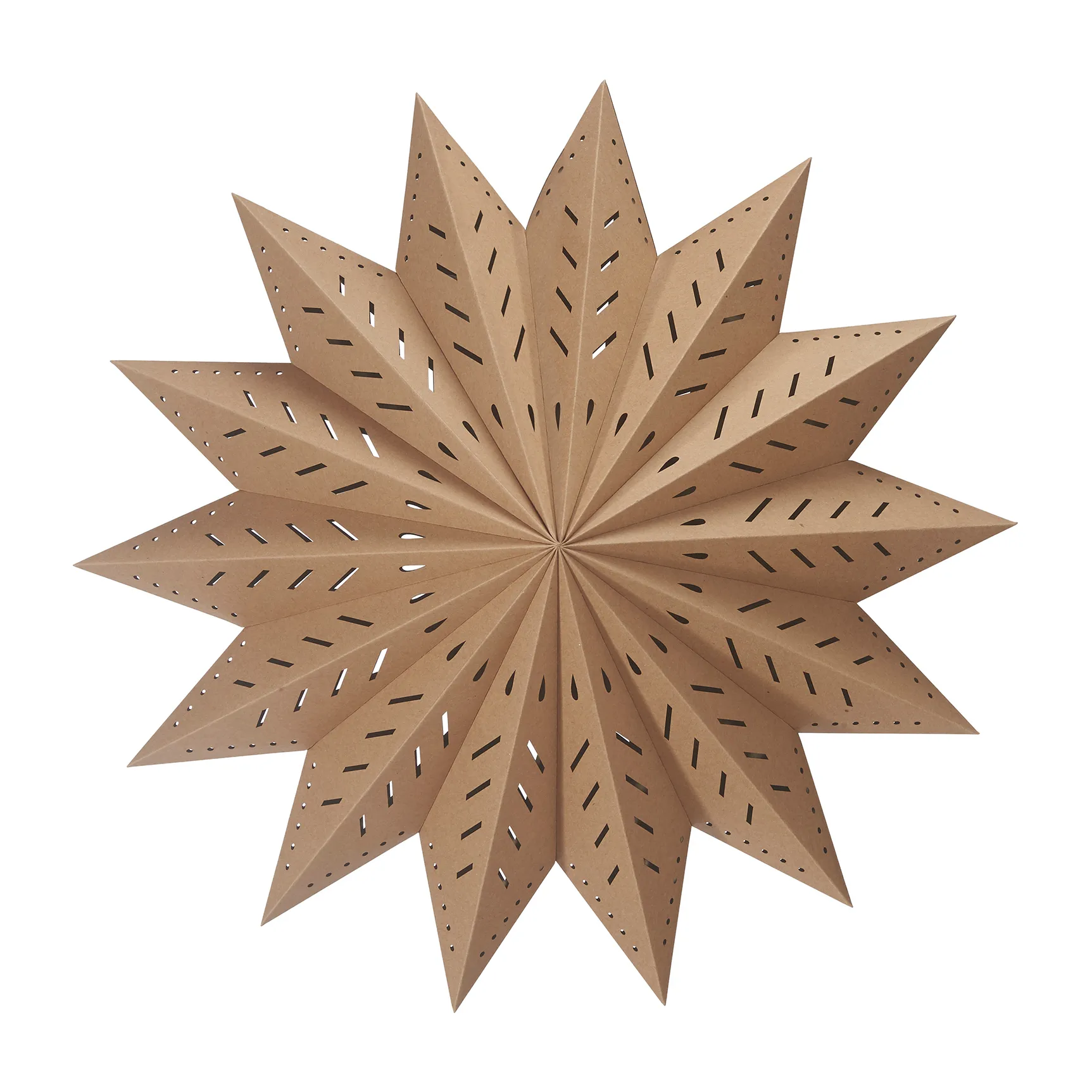 Estrela do advento castanho Alfa, Marrom, 60 cm PR Home