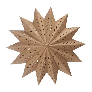 Estrela do advento castanho Alfa - Marrom, 60 cm - PR Home