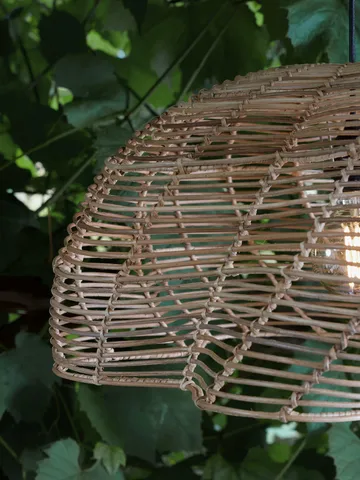 Mayla pendente para exterior - Natural, Ø53x32 cm - PR Home