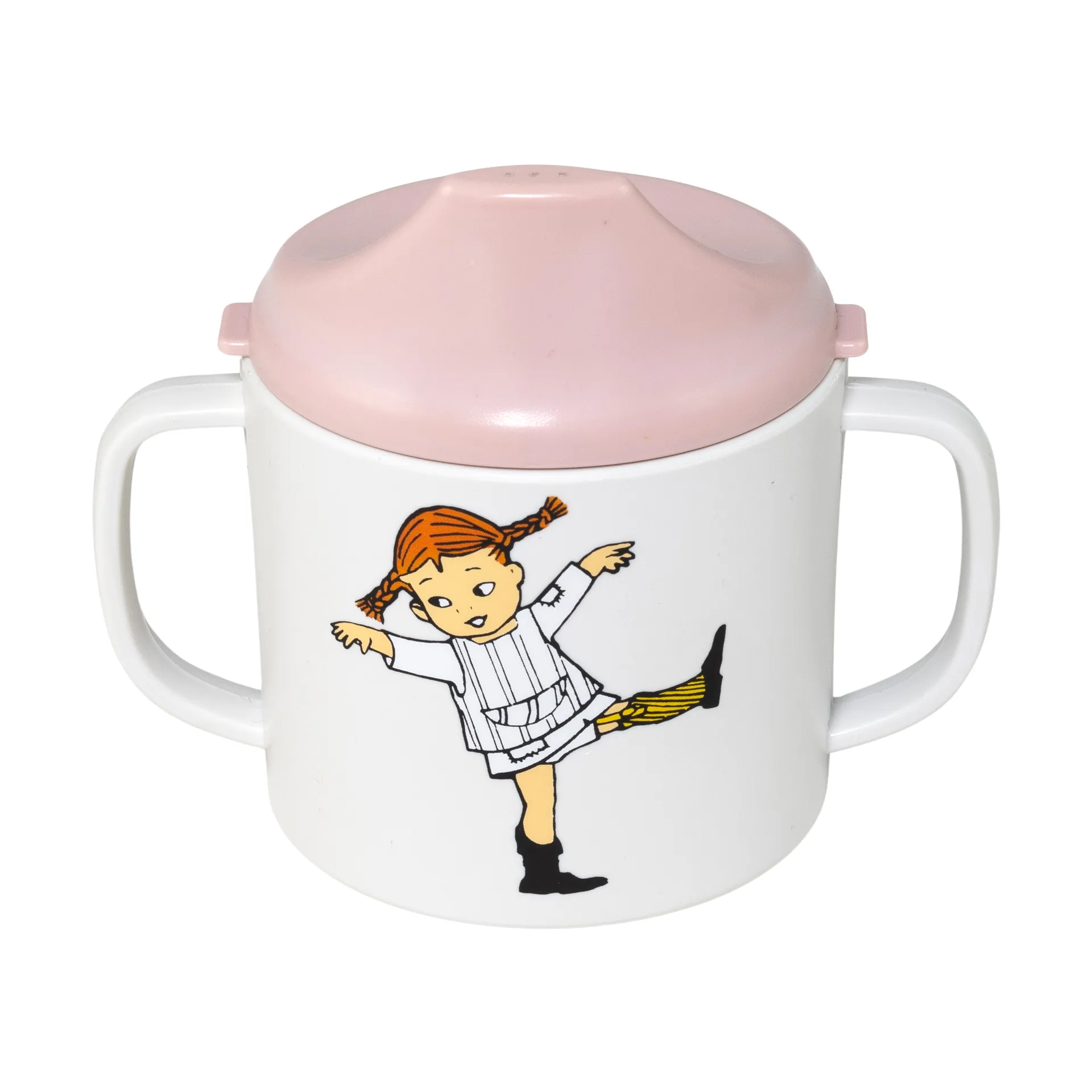 Caneca infantil com bico Pippi Cirkus 20 cl, Rosa Rätt Start