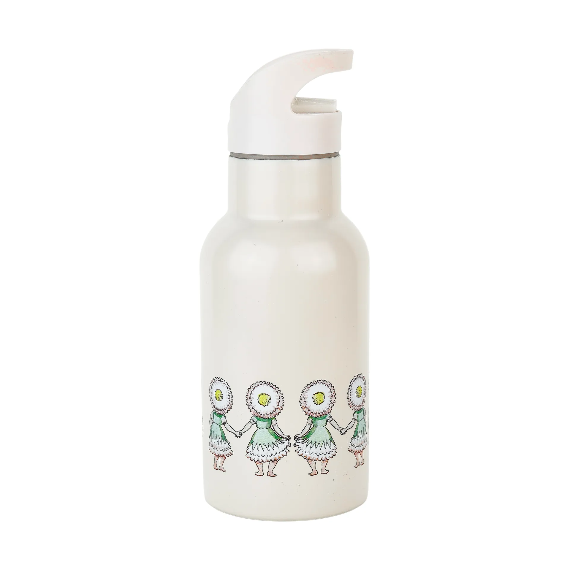 Garrafa de água Elsa Beskow Blomsterfesten 34 cl, Branco Rätt Start