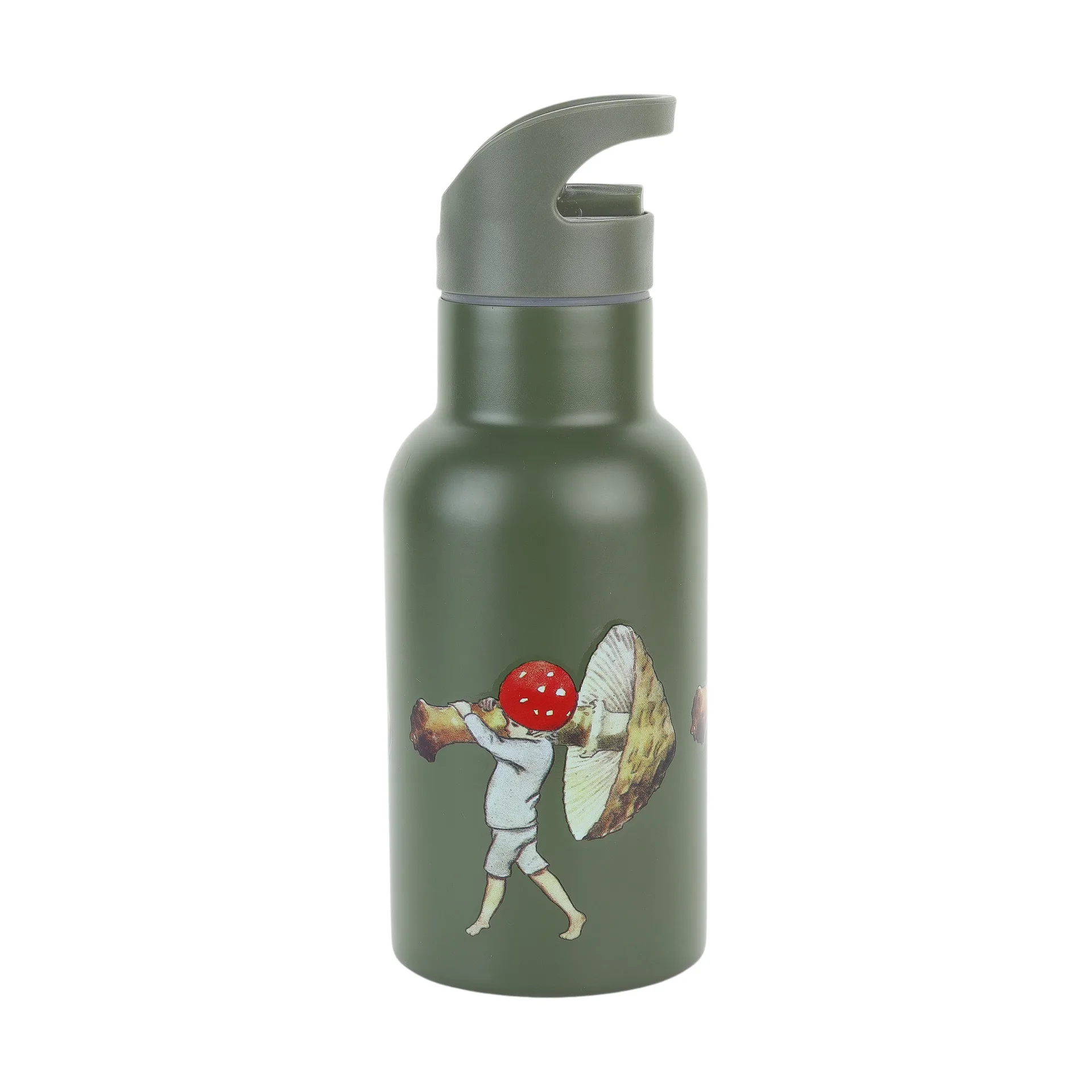 Garrafa de água Elsa Beskow Tomtebobarnen 34 cl, Verde Rätt Start