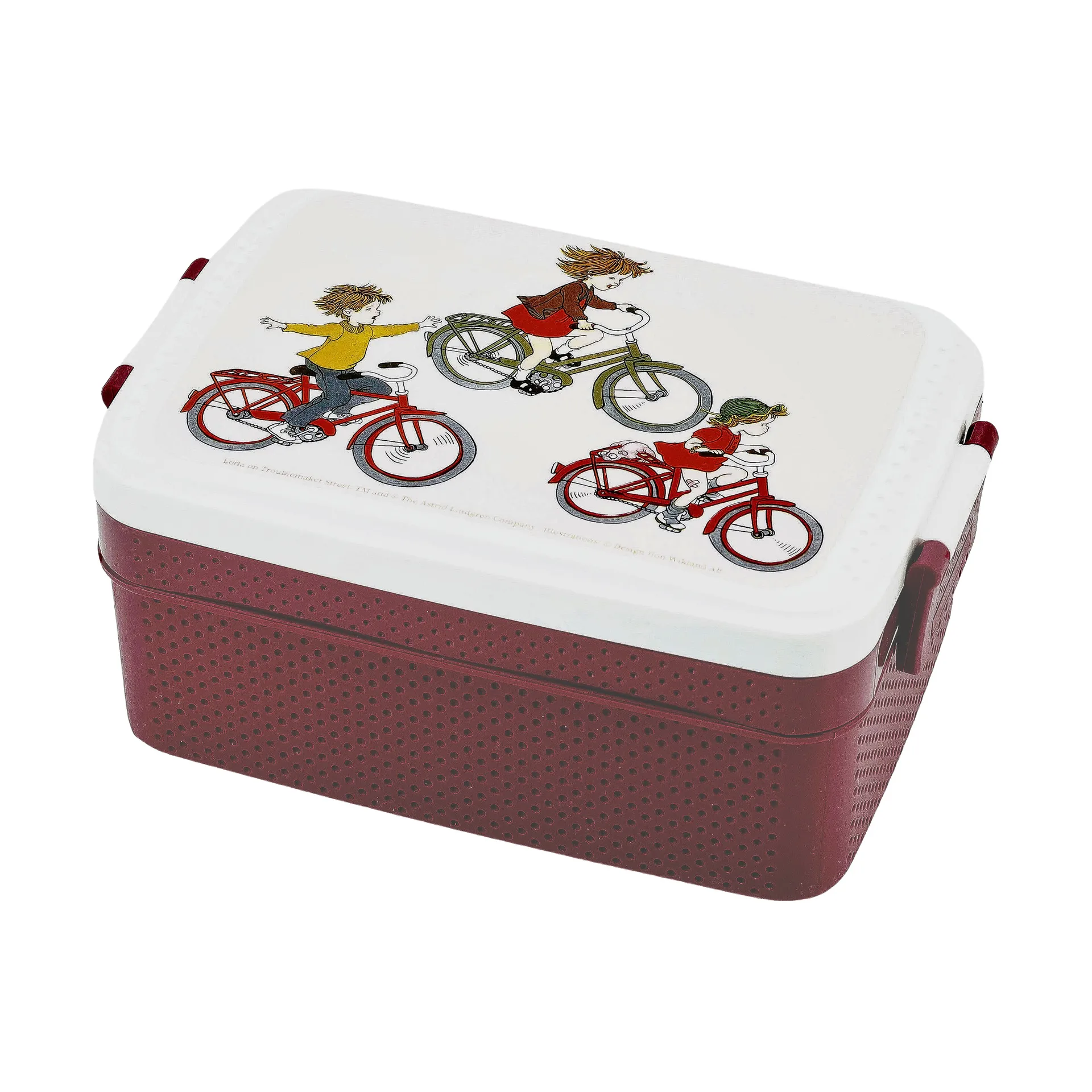 Lancheira Lotta på Bråkmakargatan 8x18,5 cm, Castanho-branco Rätt Start