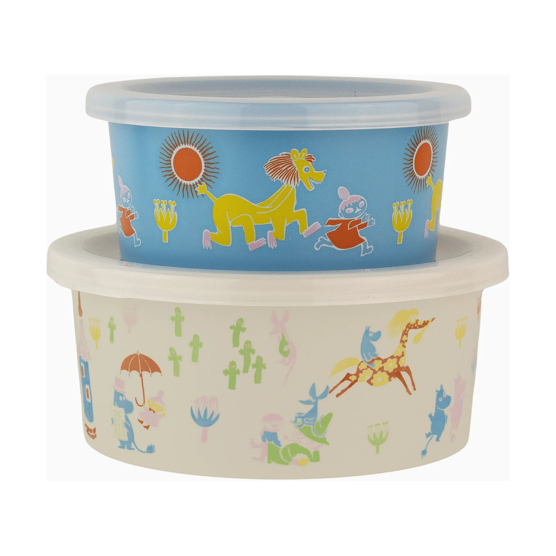 Mumin 80 caixa de snacks 2 peças, Bege-azul Rätt Start