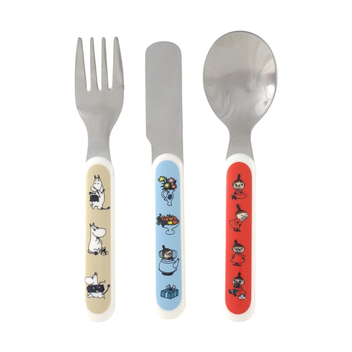 Mumin Lilla My conjunto de talheres 3 peças - Multicolor - Rätt Start