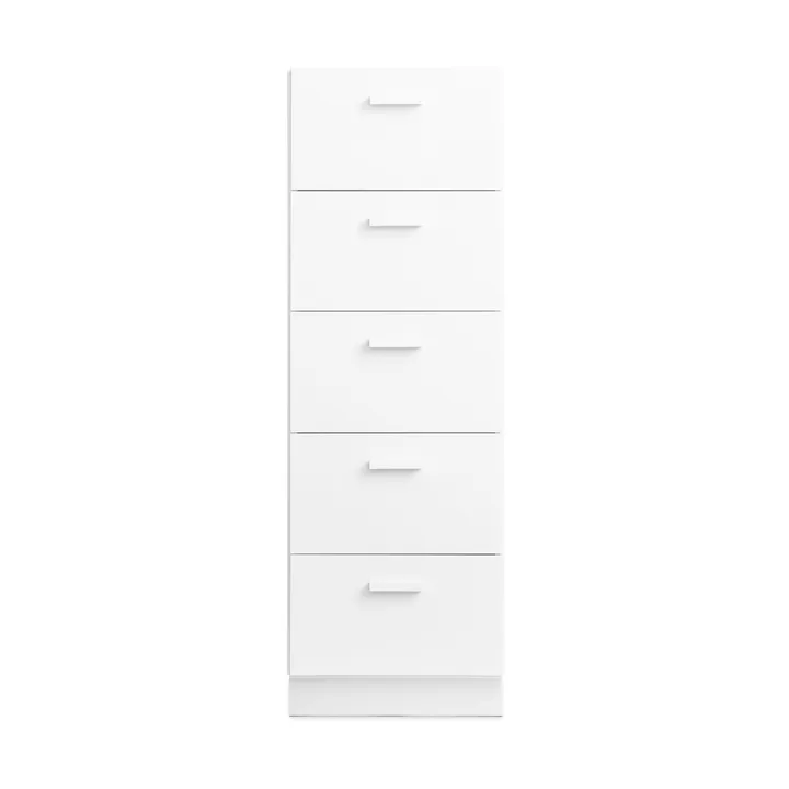 Cómoda Relief alta com base 41x115 cm branca - Relief