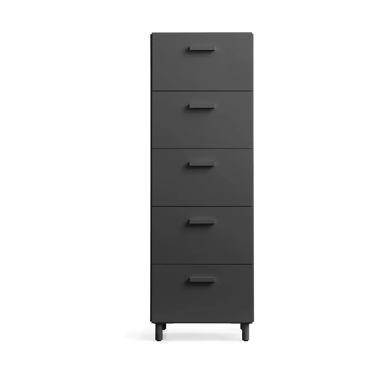 Cómoda Relief alta com pés 41x115 cm cinza,  Relief