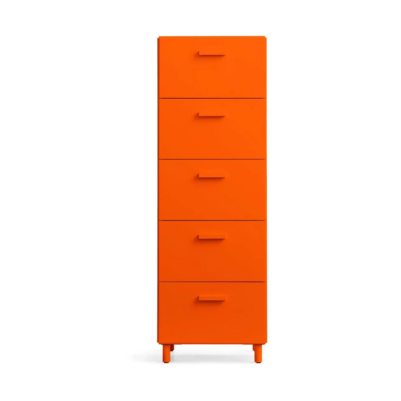 Cómoda Relief alta com pés 41x115 cm laranja,  Relief