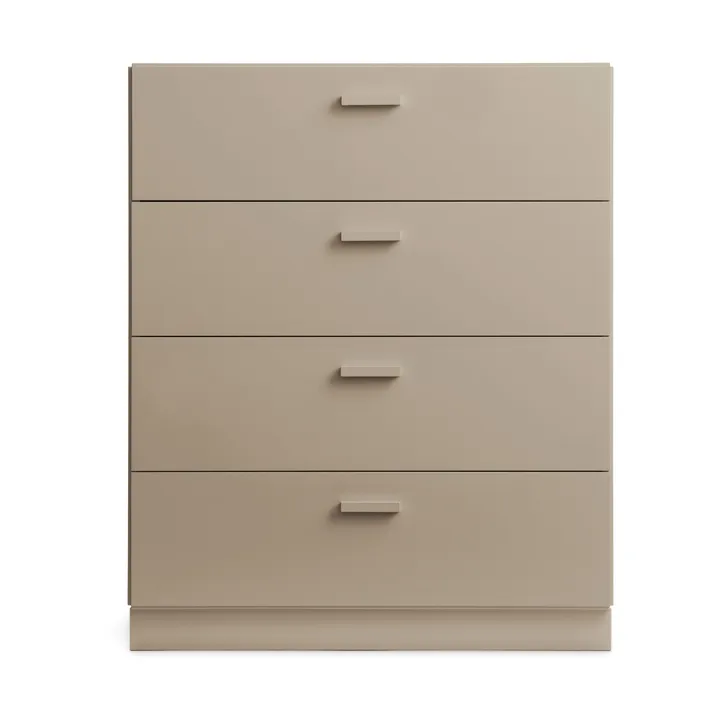 Cómoda Relief larga com base 82x92,2 cm bege - Relief