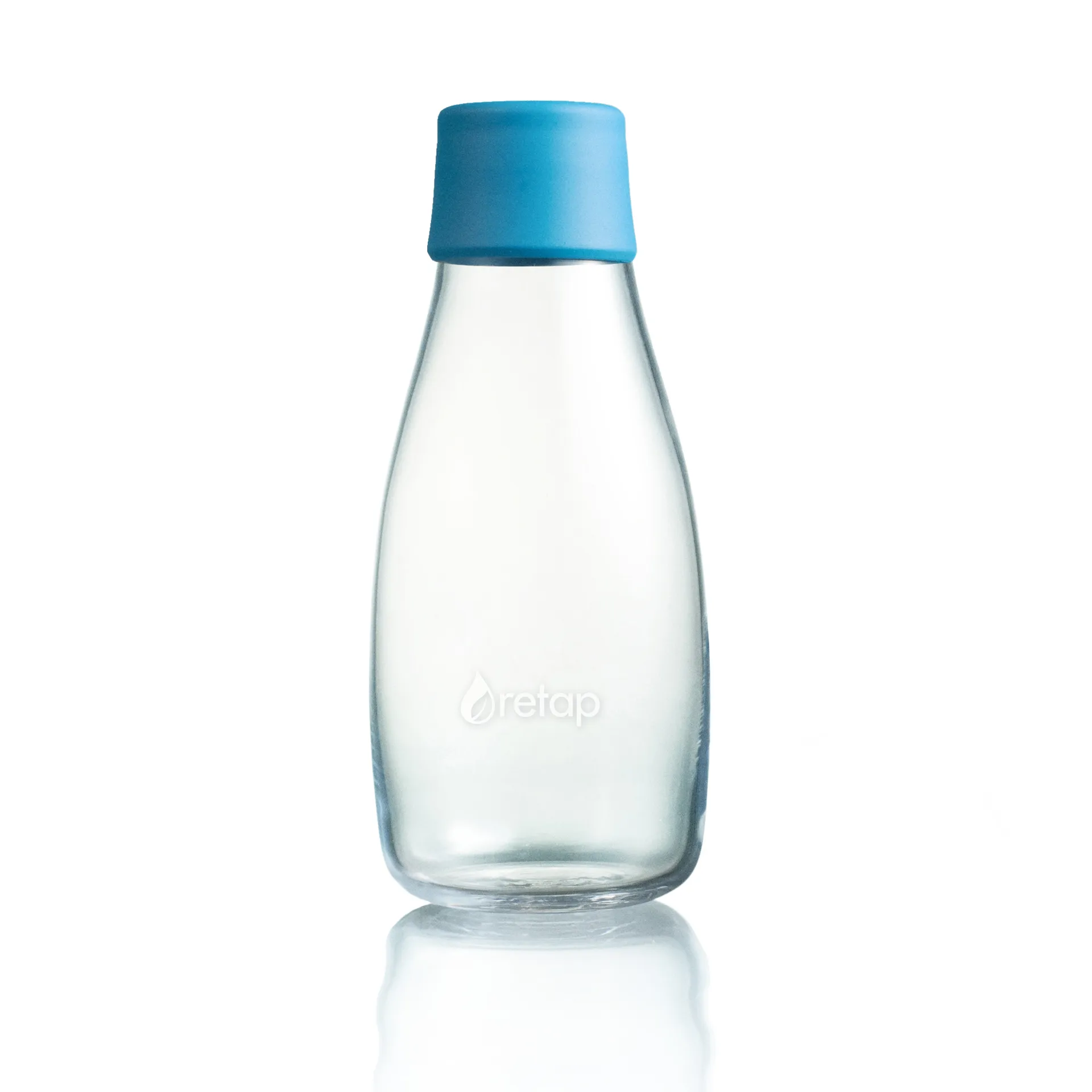 Garrafa de vidro Retap 0,3 l, azul claro Retap