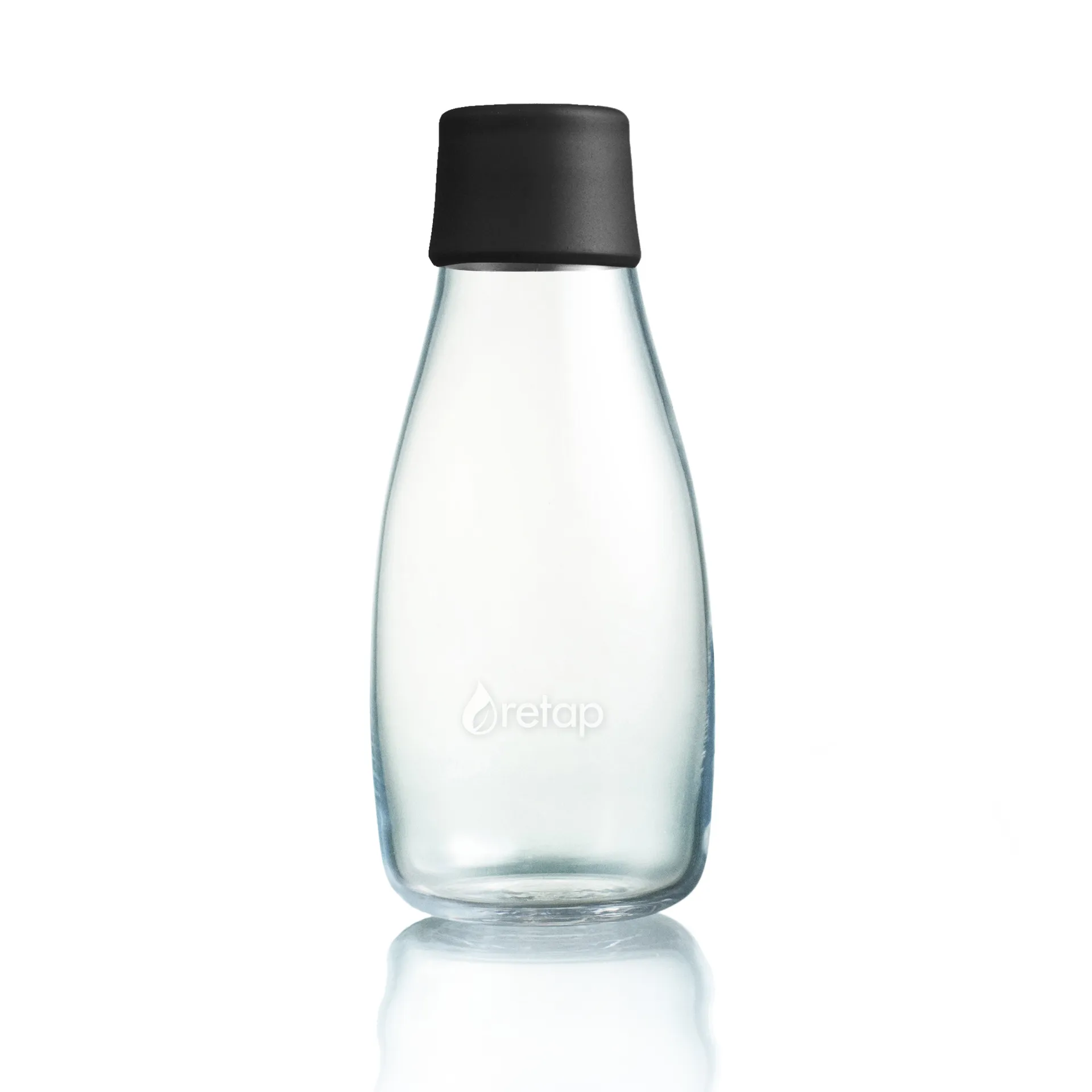 Garrafa de vidro Retap 0,3 l, preto Retap