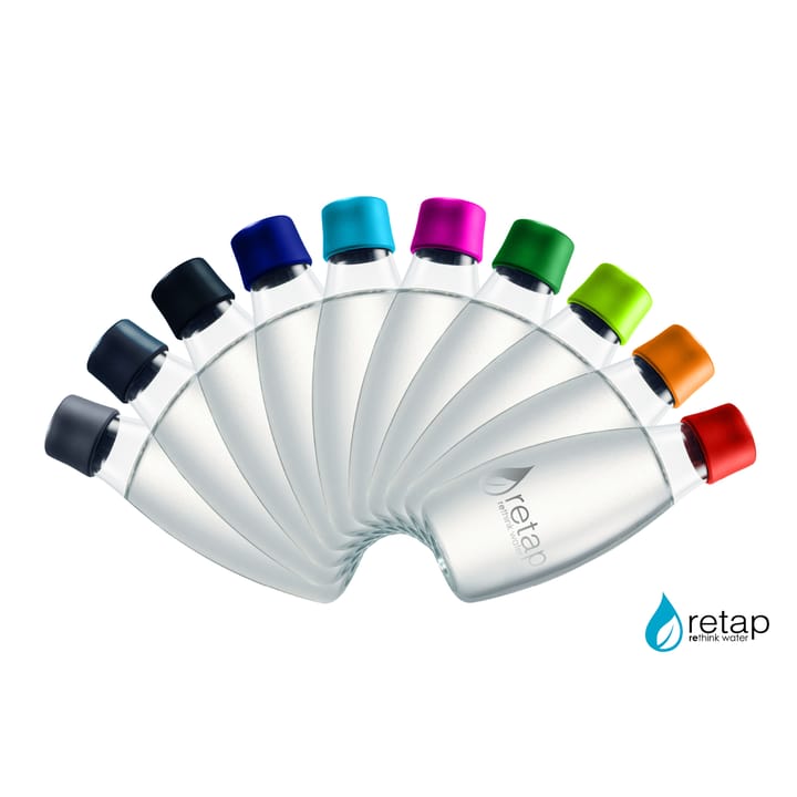 Garrafa de vidro Retap 0,5 l, azul claro Retap