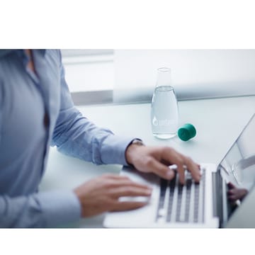 Garrafa de vidro Retap 0,5 l - azul claro - Retap