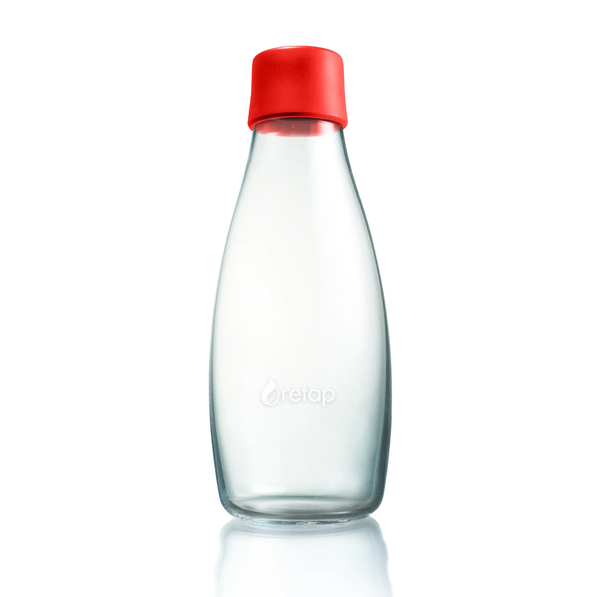 Garrafa de vidro Retap 0,5 l, Vermelho Retap