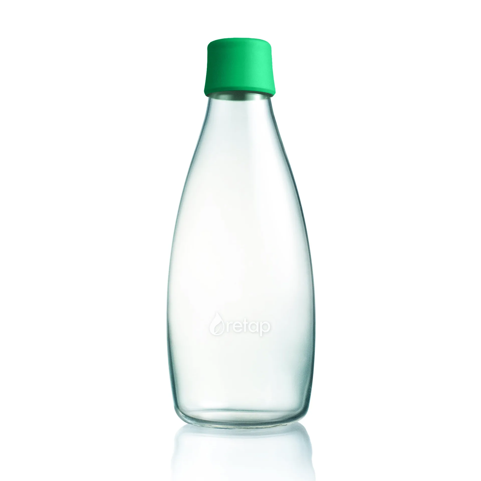 Garrafa de vidro Retap 0,8 l, dark green Retap
