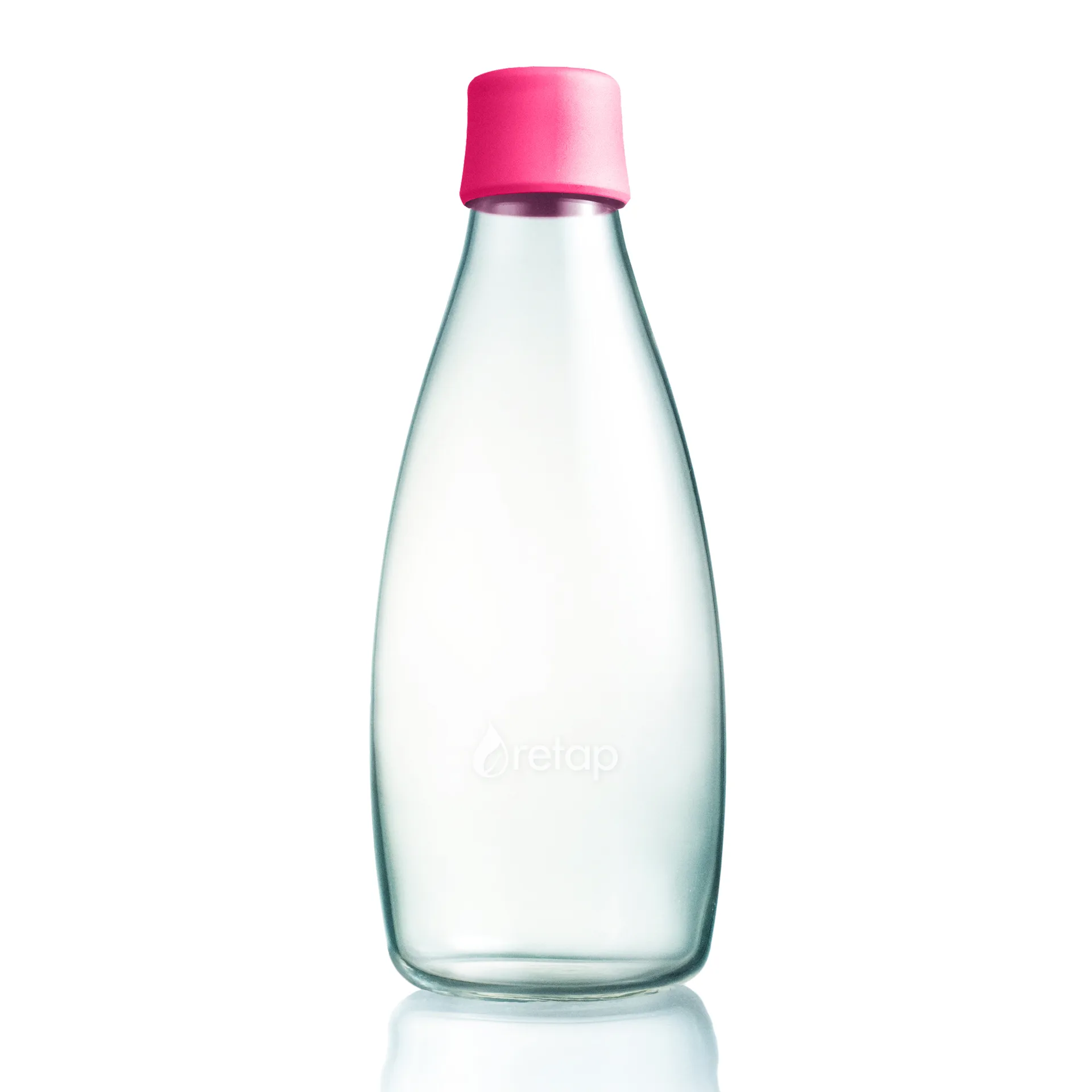 Garrafa de vidro Retap 0,8 l, rosa Retap
