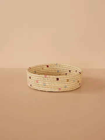 Cesto redondo Rice raffia small - Natural - RICE