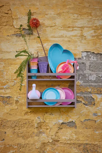 Chávena de café expresso Rice em melamina, caixa presente, 4 un. - Multicolor - RICE