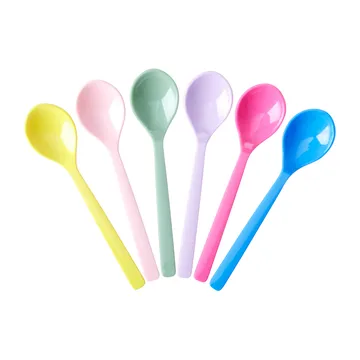 Colher de melamina Rice, 6 un. - Multicolor - RICE