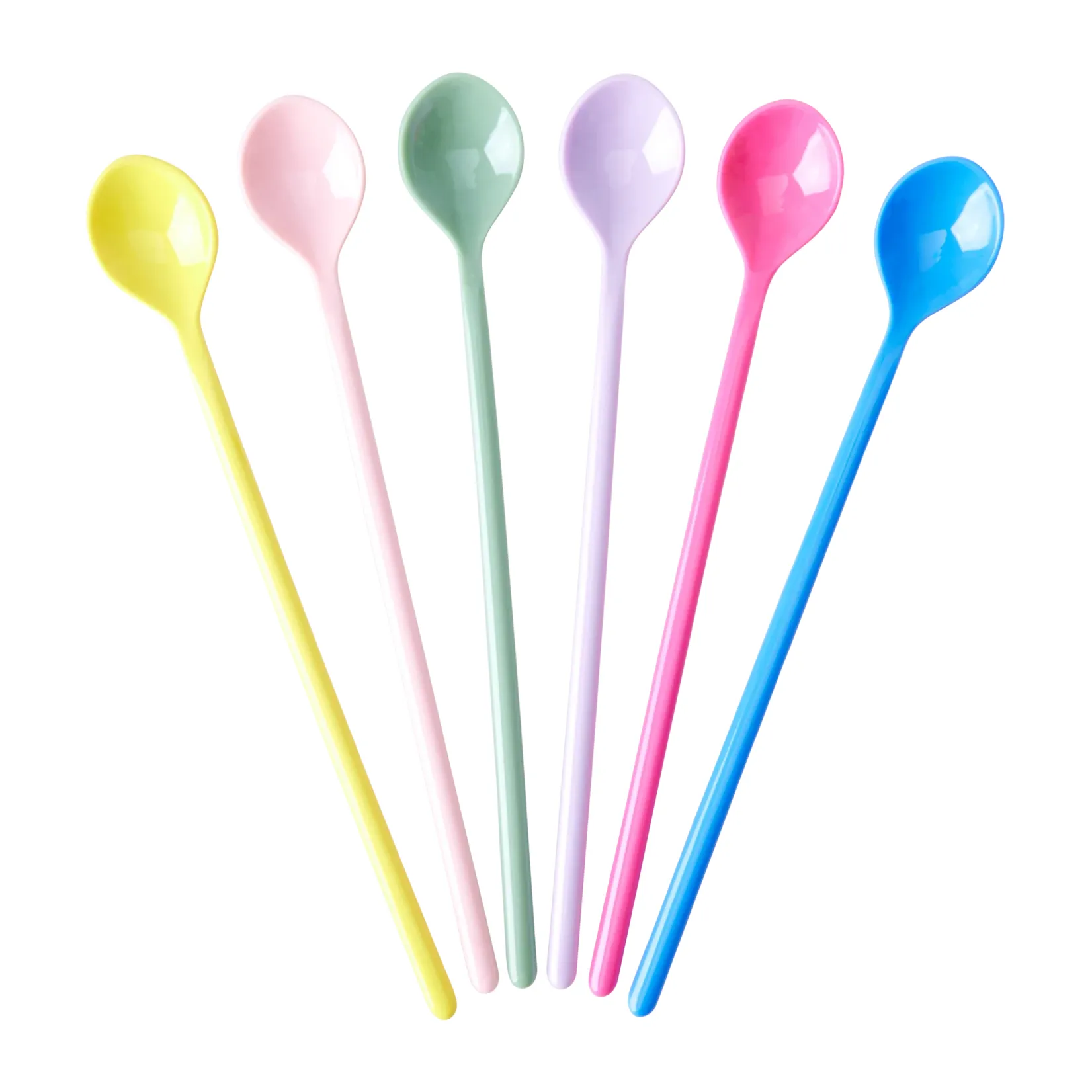 Colher de melamina Rice longa, 6 un., Multicolor RICE