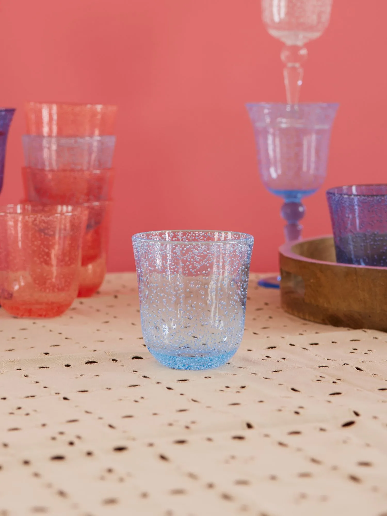 Copo Rice glas bubble design acrilico 41 cl, Mint RICE