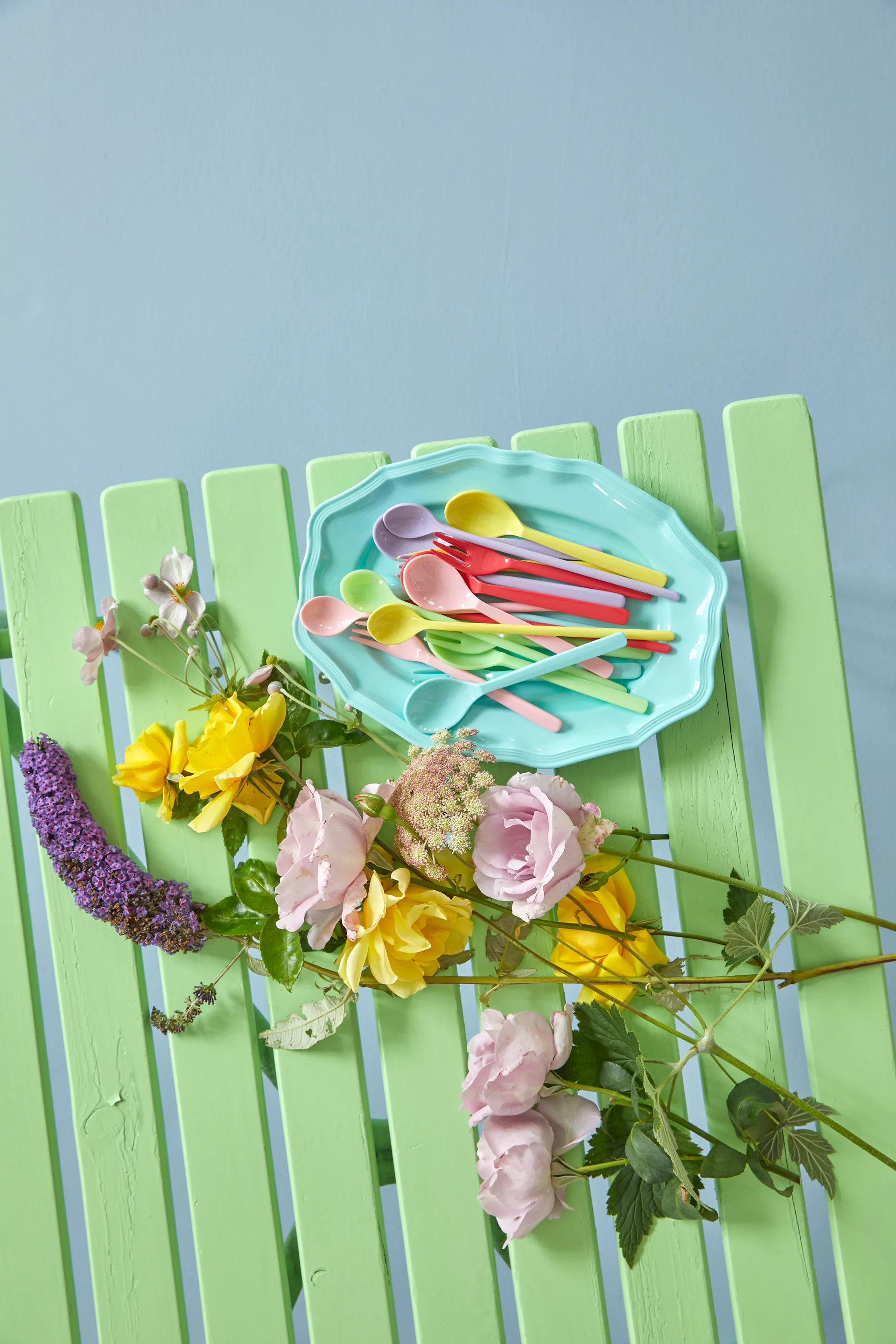 Garfo melamina Rice, 6 un., Yippie yippie yeah RICE