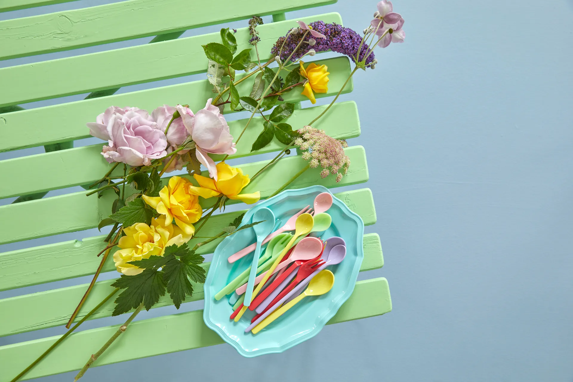 Garfo melamina Rice, 6 un., Yippie yippie yeah RICE