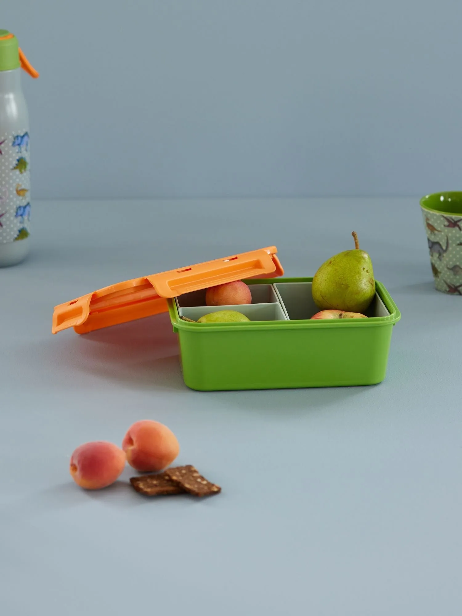 Lancheira Rice, 3 compartimentos, Green RICE