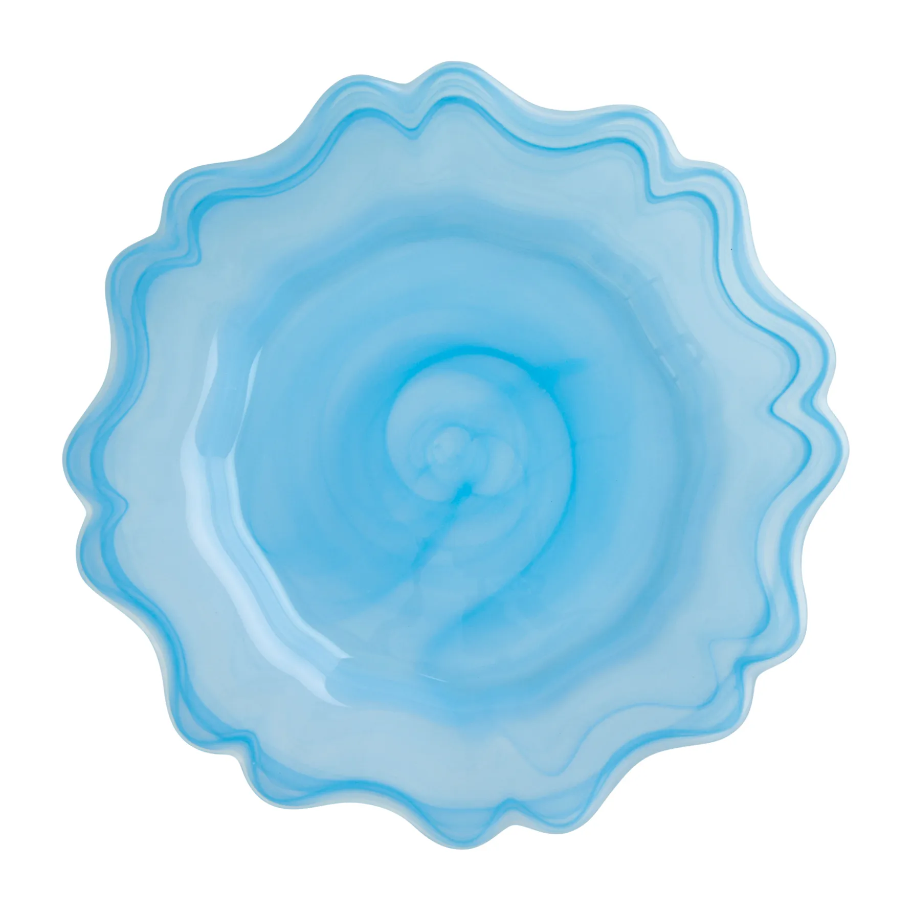 Prato Ø21 cm Alabaster, Azul celeste RICE