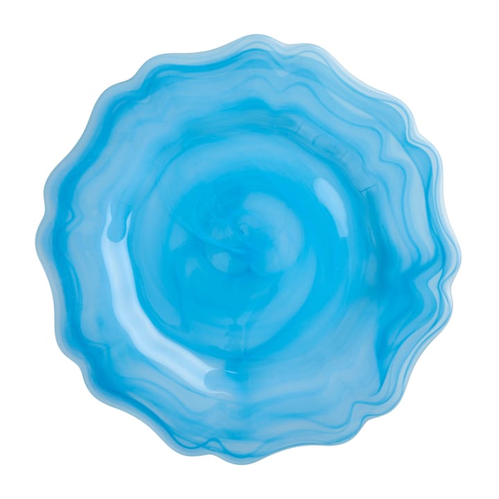 Prato alabaster Ø28 cm - Azul celeste - RICE