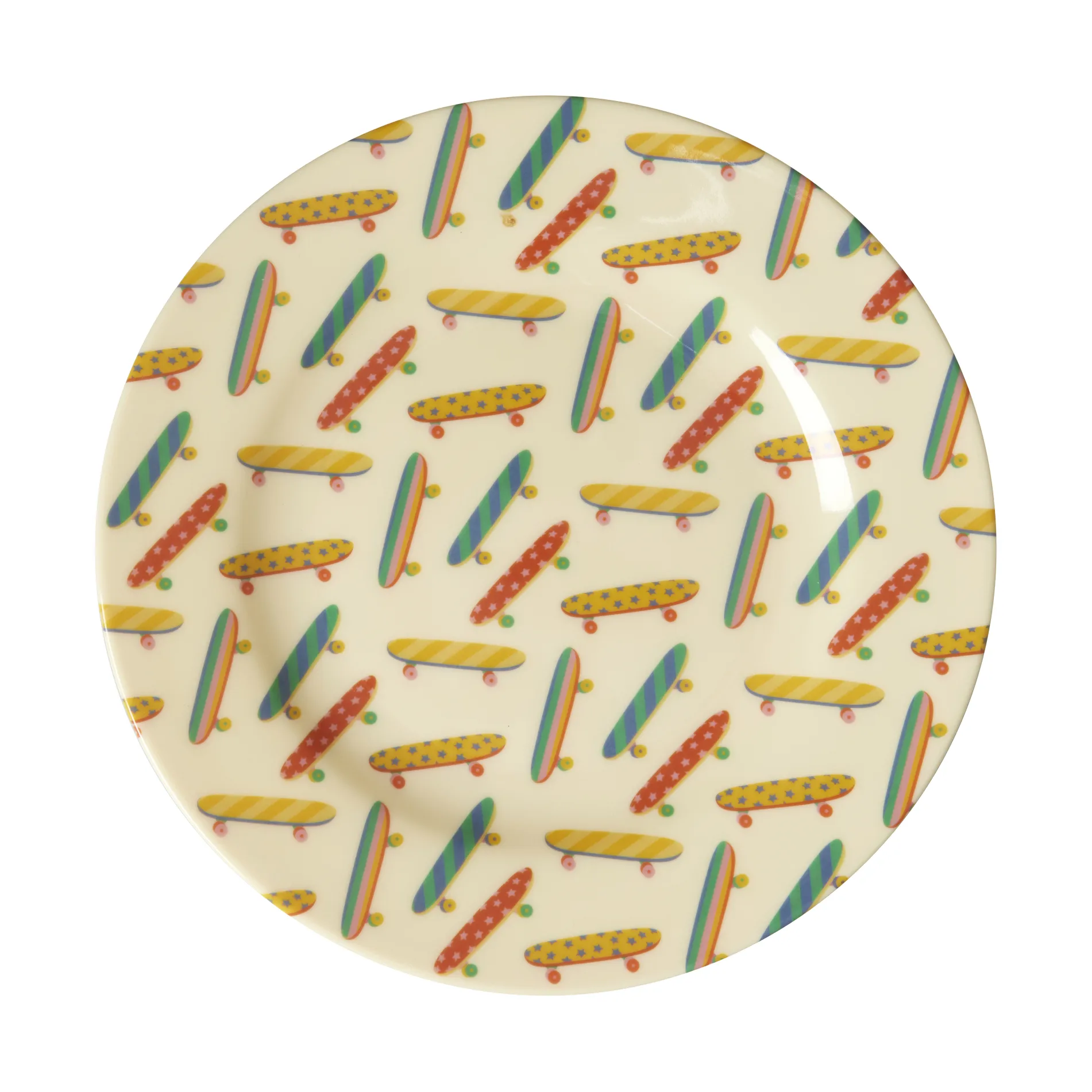 Prato de melamina Rice Ø20 cm, Skateboard RICE