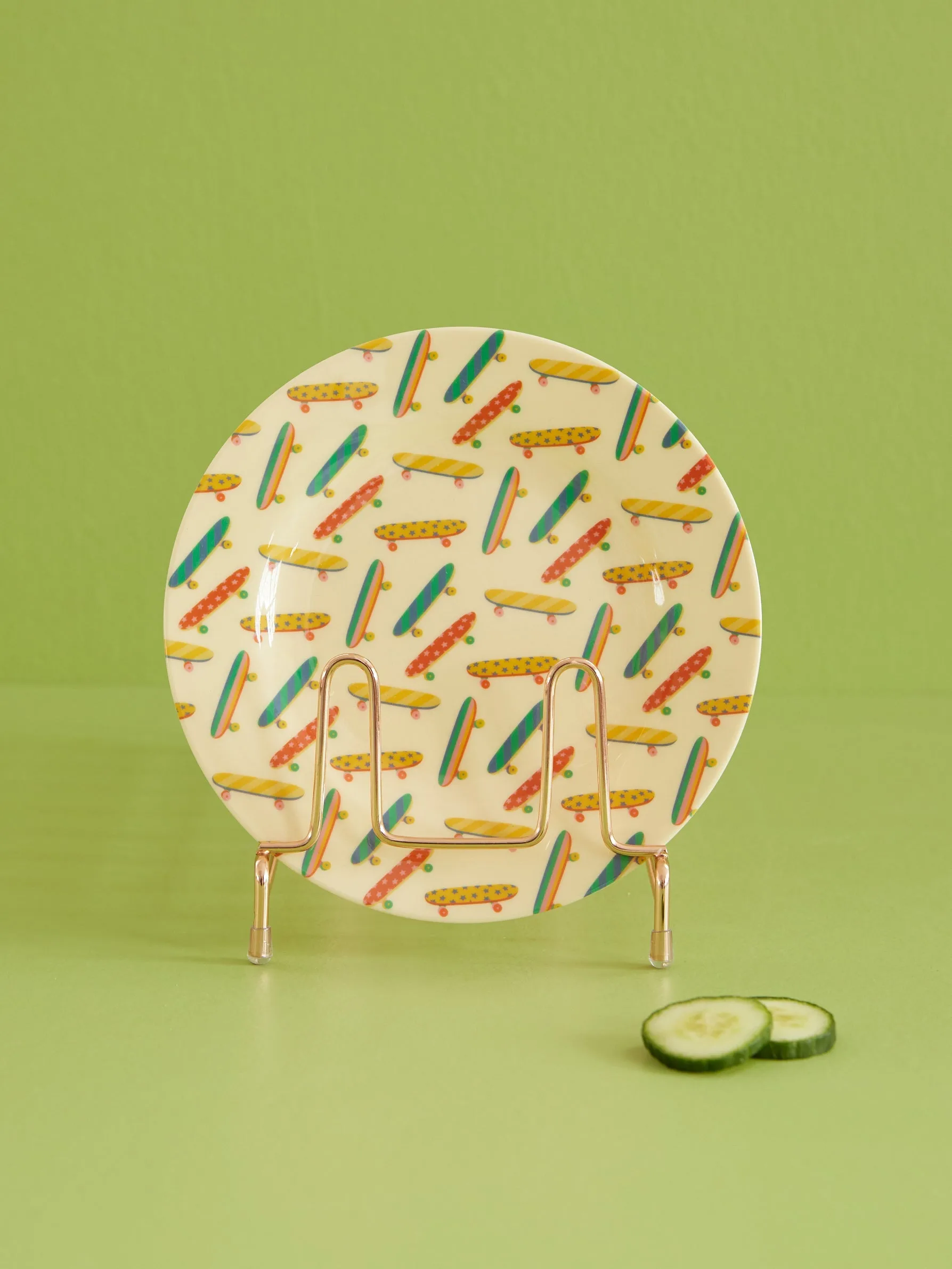 Prato de melamina Rice Ø20 cm, Skateboard RICE