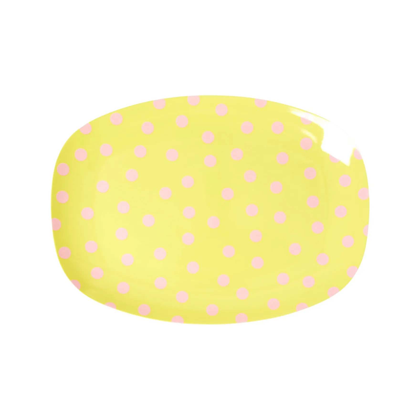 Prato melamina Rice 16,5x23 cm, Pink dot RICE
