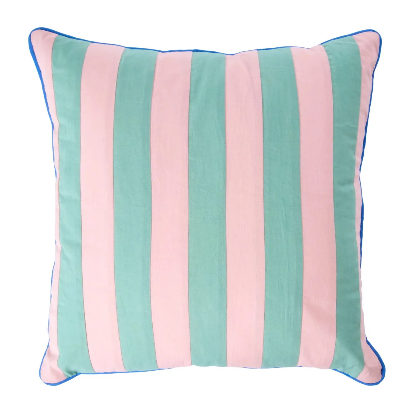Rice almofada Striped 40x40 cm, Rosa-verde RICE