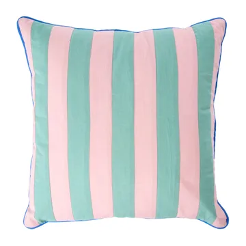 Rice almofada Striped 40x40 cm - Rosa-verde - RICE